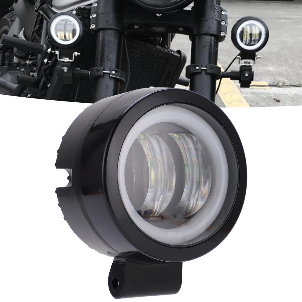 LED Fog Light Auxiliary Lamp 4D Double Lens 20W with   for Motorcycle ATV Truck Boats