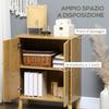 Vintage Storage Cabinet with Double Chevron Doors and Pine Wood Legs, Side Cabinet for Living Room, Kitchen, Bedroom