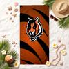 Cincinnati Bengals Soft Beach Towel Stylish Beach Pool Towel for Summer Seaside Vacation Travel