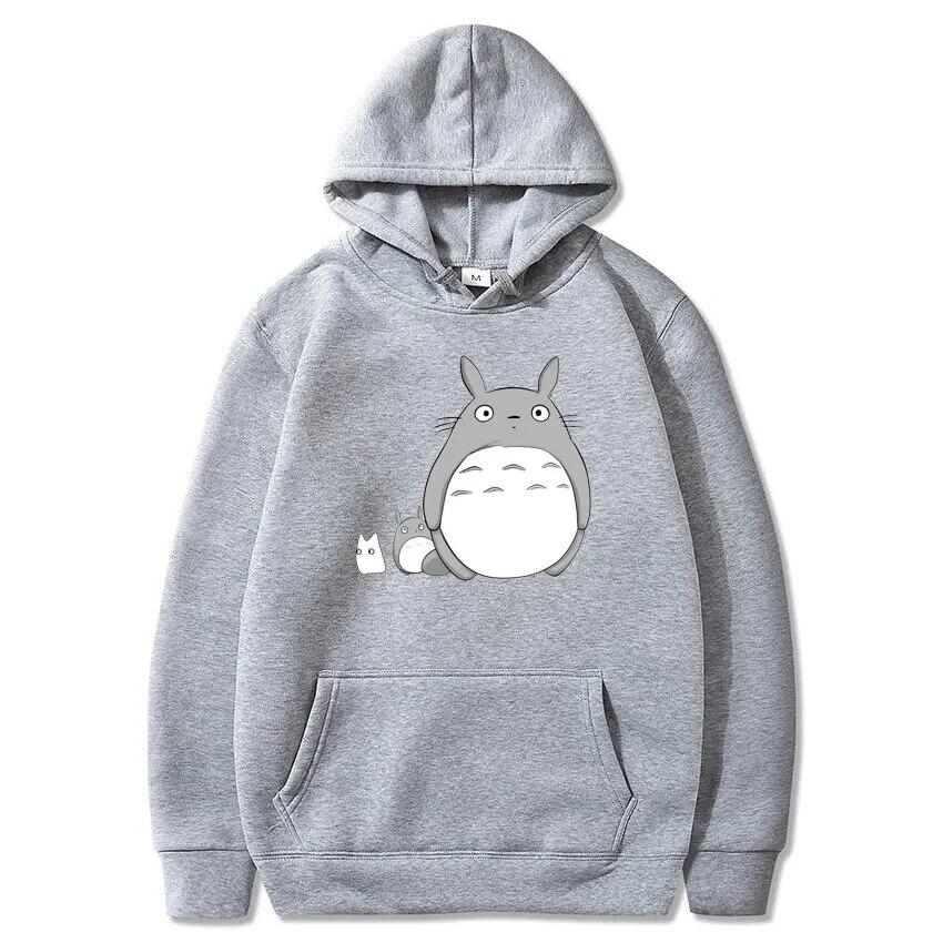 Herbst Mein Nachbar Totoro Drucken Hoodies Anime Unisex Frauen Mode Sweatshirts Übergroßen Hoodie Pullover Trainingsanzug Unisex Kleidung