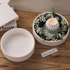 Round Candle Tray Silicone Mold Cement Flower Pot Candle Deep Tray Mold DIY Concrete Storage Bowl Handmade Resin Mold Home Decor