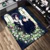 1Pc Black Butler  Rug - home decoration Carpet For Living Room Bedroom Flooring Computer Chair Area Rug