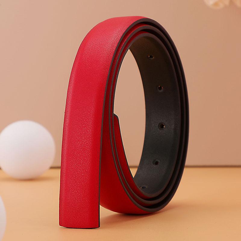 Belt Women'S Pants Decorative Business Four Seasons Leather Women'S Belt Color No Car Line