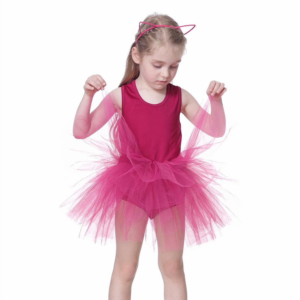 European & American Children's Ballet Tutu Dress - Kids' Dance Performance Outfit