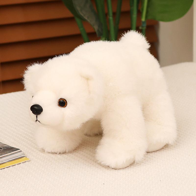Plush Toy Simulated Polar Bear Little Doll Doll Cultural and Creative Gift Children's Gift