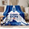 Top Gun Maverick Soft and Comfortable Flannel Suitable for Sofas Living Rooms Outdoor Camping Travel and Also Makes a Great Anniversary Gift