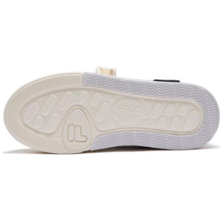 FILA Fusion Stack Comfortable Versatile Low-Top Sneakers Women sneakers White Black T12W432205FWA