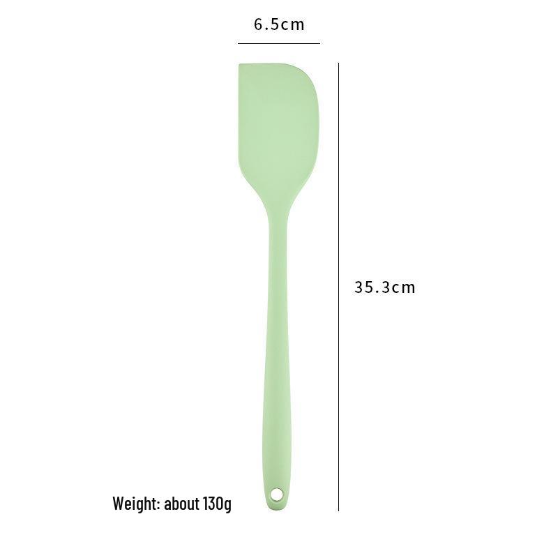 Two-Piece High-Temperature Silicone Spatula Set for Baking and Mixing