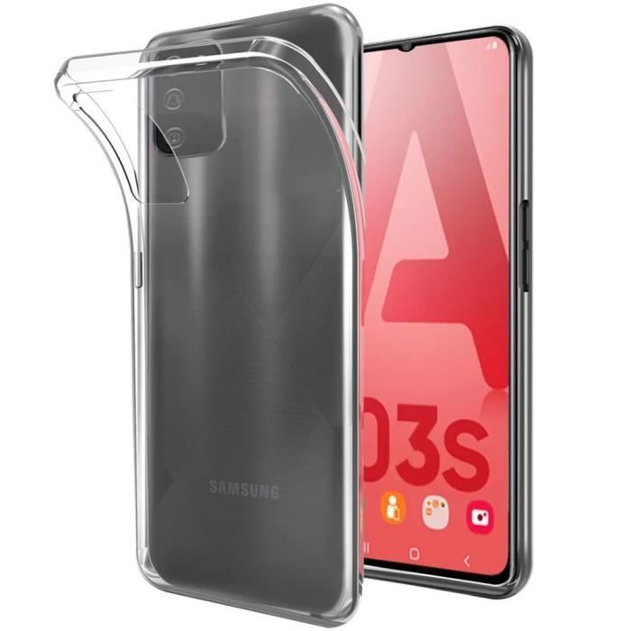 Coque de Protection - PROSHOP - pour Samsung A03S - Souple - Transparent - Anti-choc