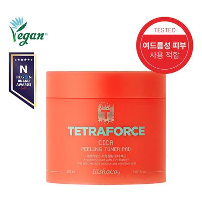 Almohadillas Exfoliantes Cica TETRAFORCE 150ml (60 almohadillas)