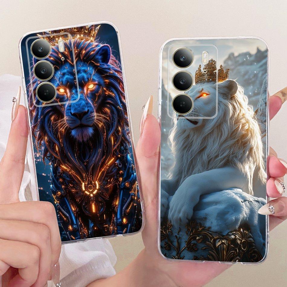 For Realme C75 C75x Cool Dragon Tiger Pattern Phone Case For Realme C75 4G C 75 75X Soft Silicone TPU Cases