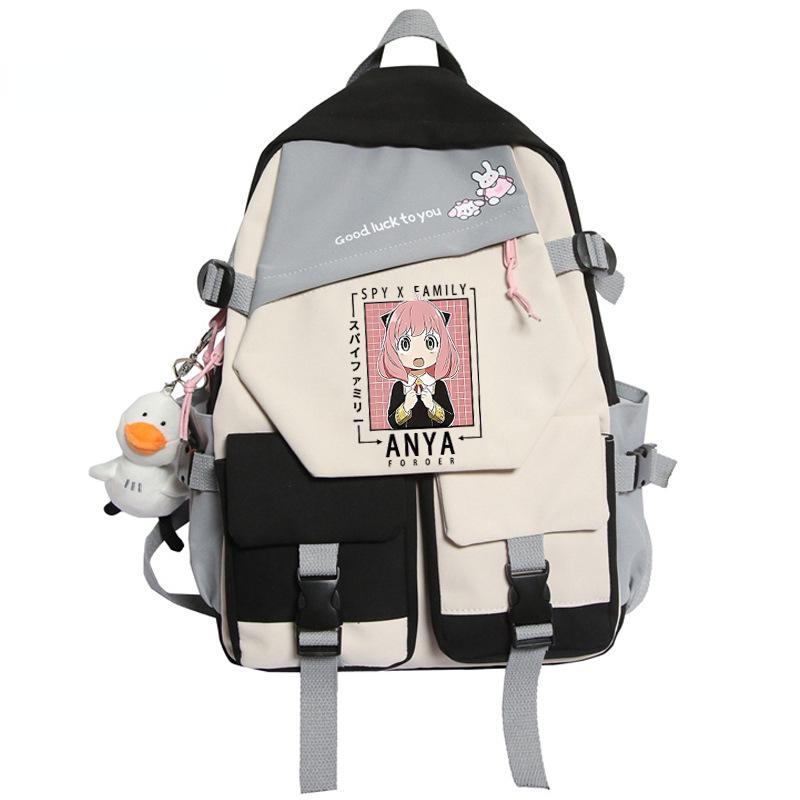 Backpack, Spy Play House, Large-Capacity Youth Schoolbag Outdoor Travel Bag Around Animation