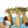 10Pcs Coconut Tree Carton Marriage Palm Tree Carton Party Paper Box Wedding Paper Carton Eco-Friendly Candy Wrapping Box