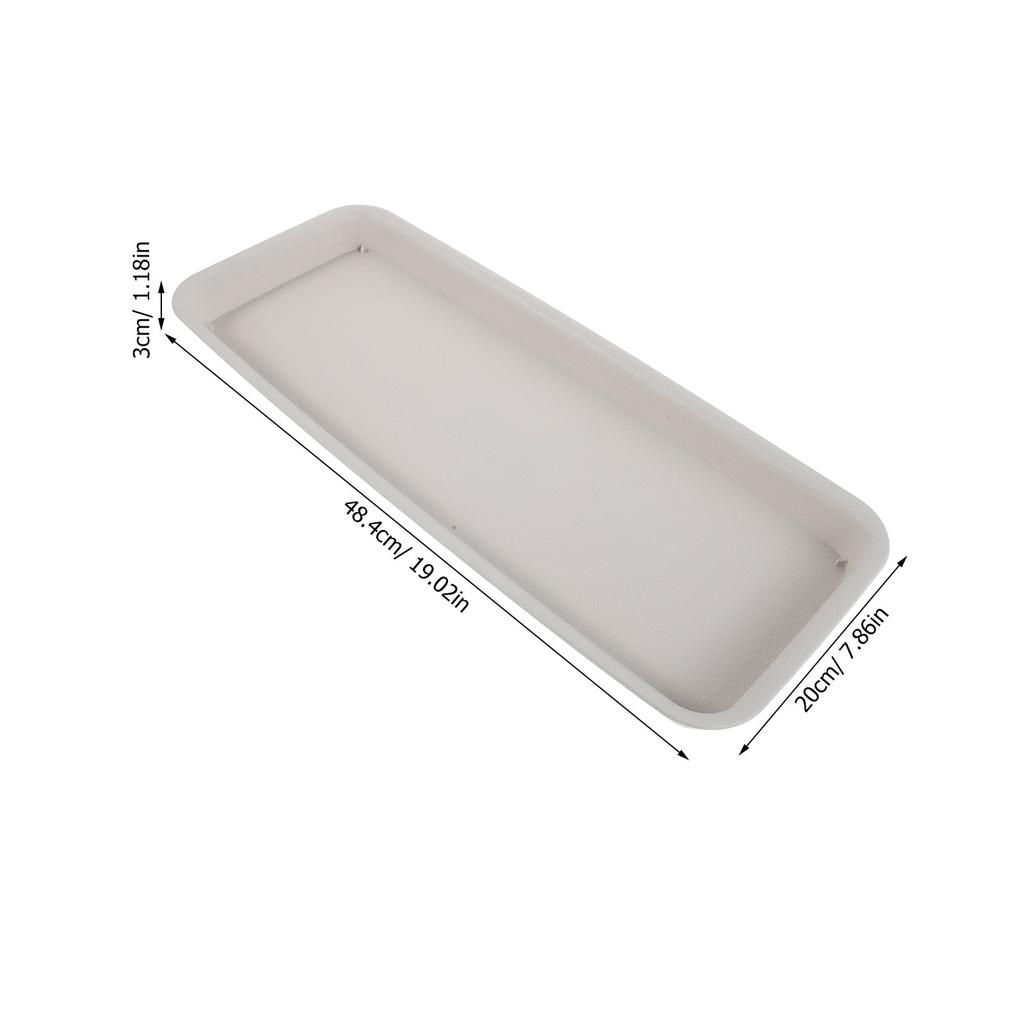 Plant Drip Tray Rectangular Plastic Flower Pot Saucer Water Absorbing Planter Tray For Indoors And Outdoors For Garden Use