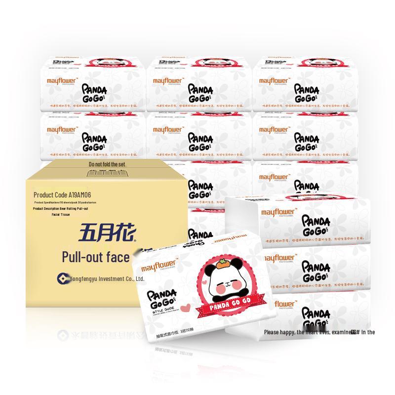 May Flower 3-Ply Facial Tissue