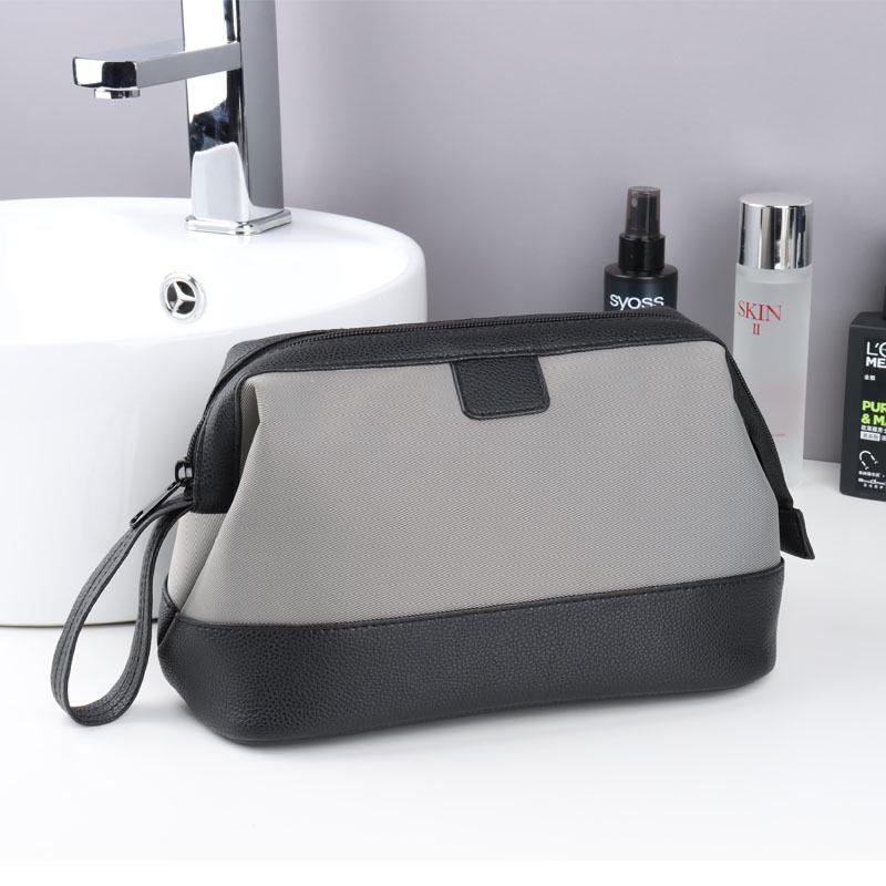 Men s Large Capacity Waterproof Toiletry Bag with Dry-Wet Separation for Travel and Bathing