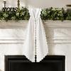 Gift Wrapping Decorative Bows Christmas Wreath Ribbon Bow Tie, Hanging Ornament, Farmhouse Garland Wall Ornaments Bowknot for Holiday Home Garden