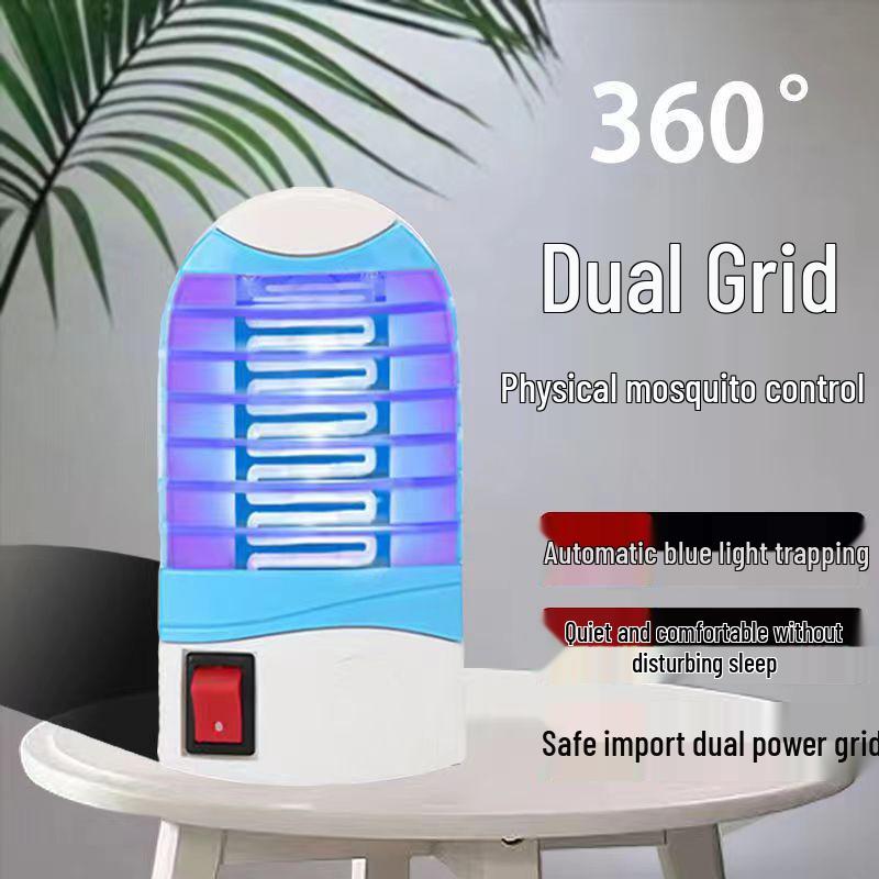 Electric Shock Fly & Mosquito Killer Lamp for Home & Bedroom, Plug-In Mini
