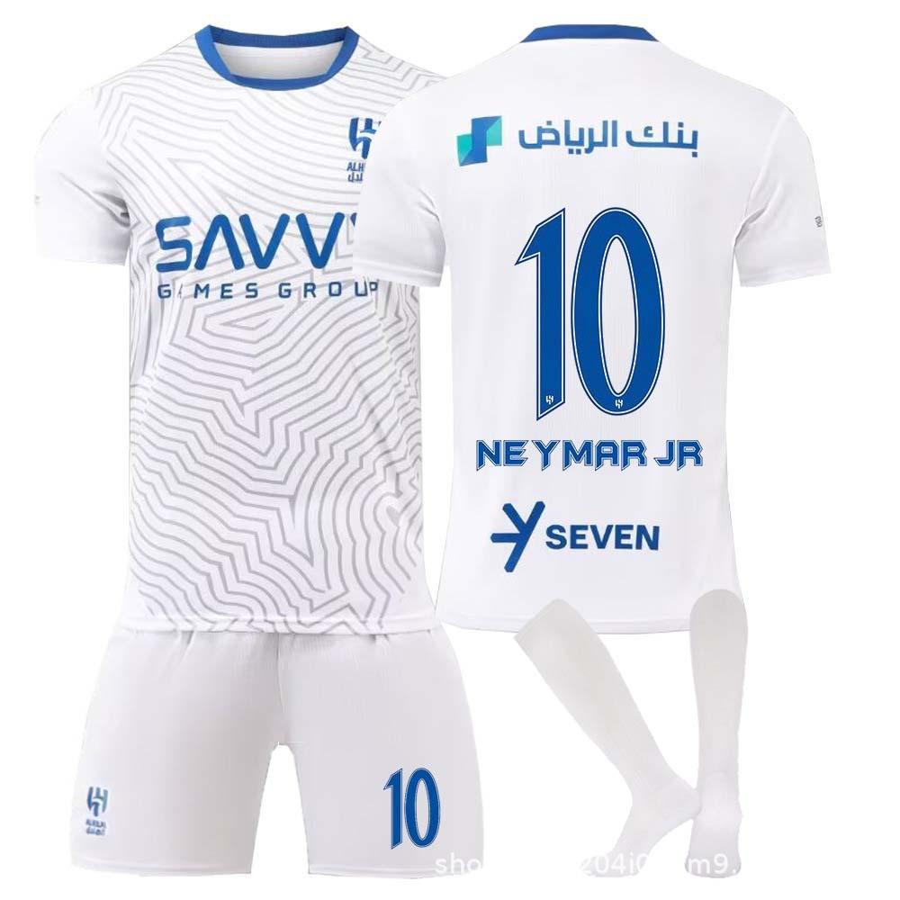 2425 Riyadh Crescent No. 10 Neymar Riyadh Victory No. 7 Ronaldo Children's Adult Cross-border Football Suit
