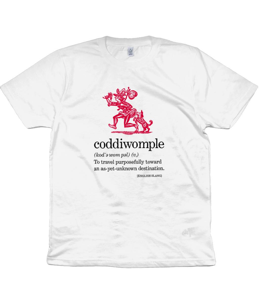 coddiwomple - Organic T-Shirt Mens Womens Tees Top - Old English - Medieval - Language M