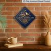 2D Flat -1pc, Bird Themed | Vintage Aluminum Sign, Perfect for Decorating The Living Room, Dining Room, Study, Entrance, Hallway, and Balcony, Making