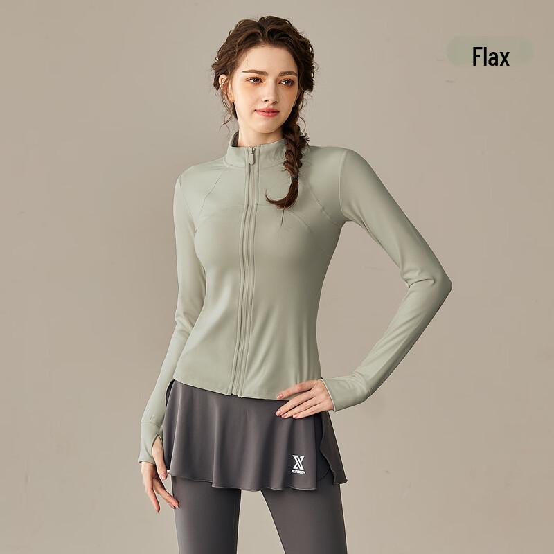 Yuebu Women s Stand Collar Quick-Dry Fitness Top M