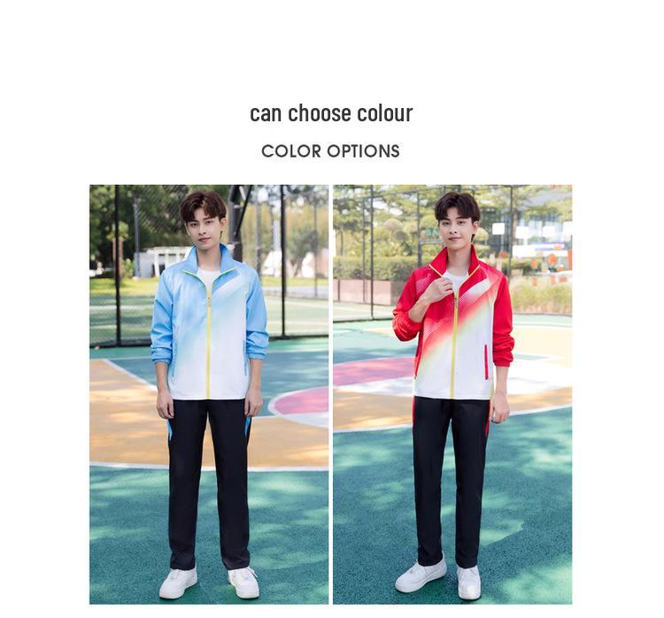 Unisex Spring-Autumn Sportswear Set: Student & Coach Casual Team Uniform
