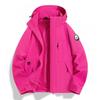 Men Women 3-in-1 Outdoor Waterproof Windproof Jacket With Detachable Down Inner Layer Hiking Camping Winter