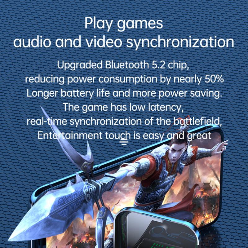 In-ear Noise-cancelling Low Latency Couple Wireless Bluetooth Headset 5.3