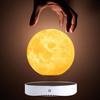 Magnetic Levitation Moon Lamp: 18cm Three-Color LED Night Light for Bedroom or Study.