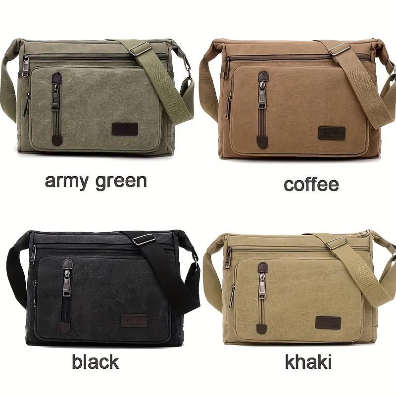Vintage Crossbody Bag with Adjustable Strap Casual Outdoor Style, Easy Care, Suitable for Hiking and Daily Carrying