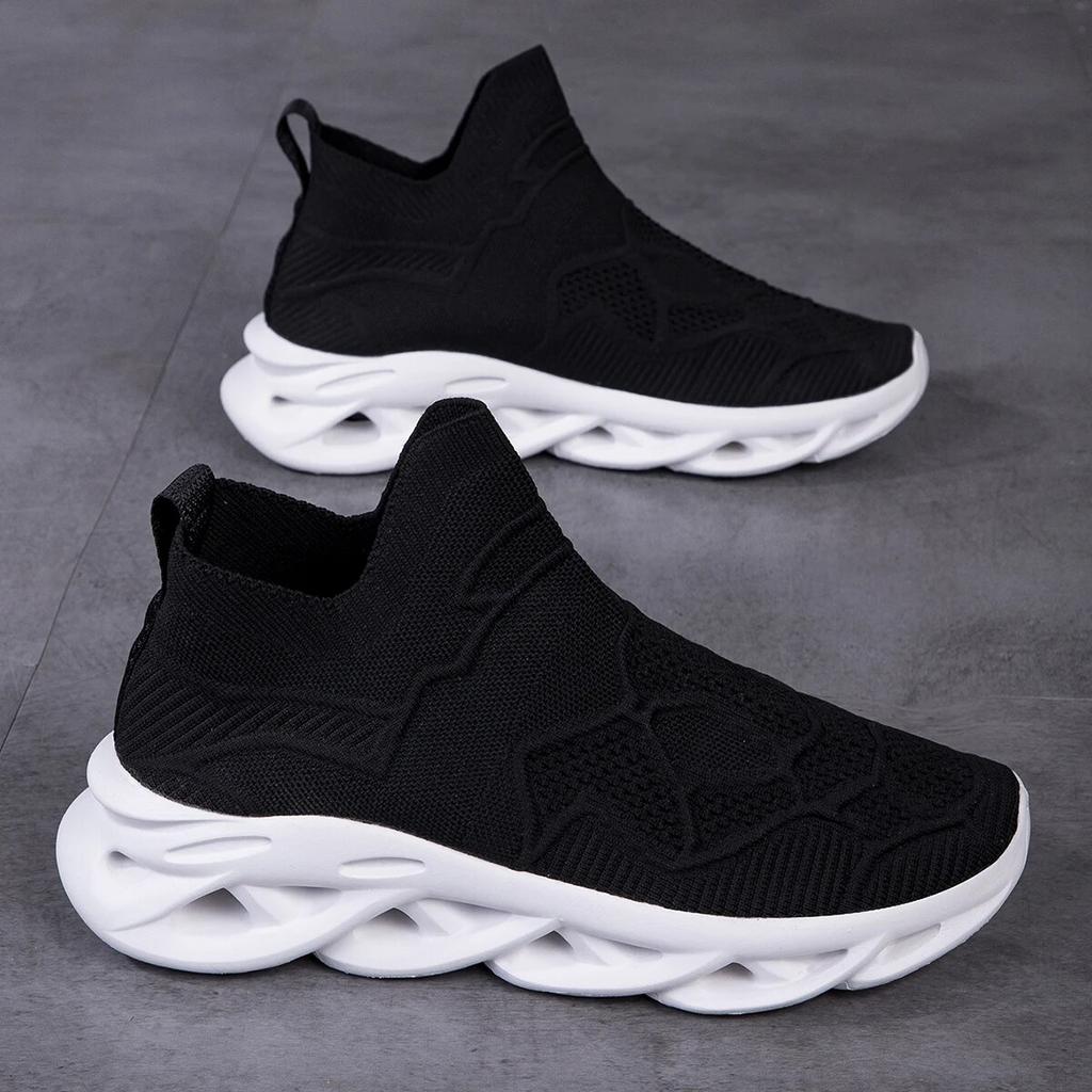 Baskets sans lacet chaussures plates femmes mocassins grande taille marche plate 2413