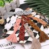 1PC Cotton Rope Handwoven Tassel Keychain Car Key Fob Bag Pendant Handbag Decorations Bag Parts Accessories