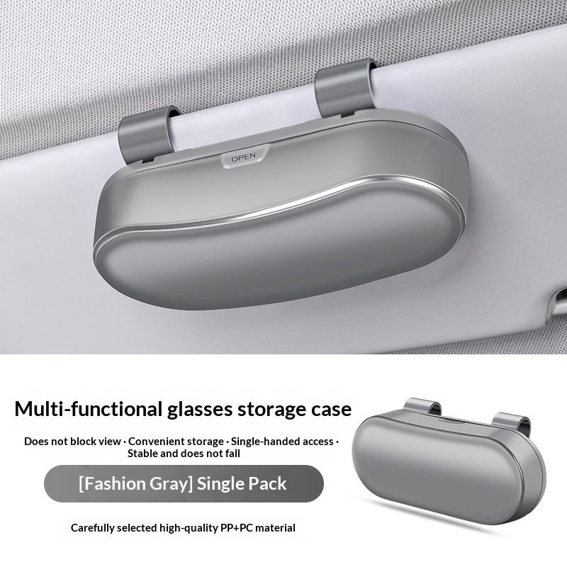 Cutie Ochelari Auto Suport Portabil Ochelari de Soare Auto Suport Ochelari de Condus Carcasă Ochelari Cutie Depozitare Multifuncțională Parasolar