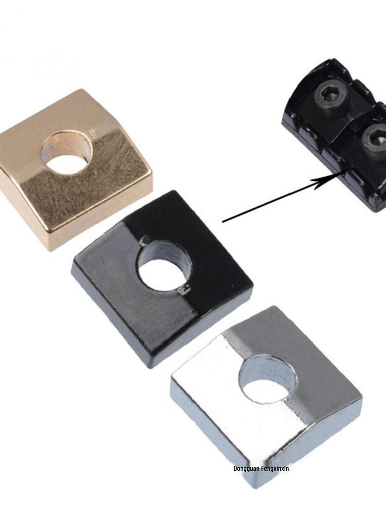 Electric Guitar Double Rocker String Locking Block Saddle Screw Gasket - Spare Parts