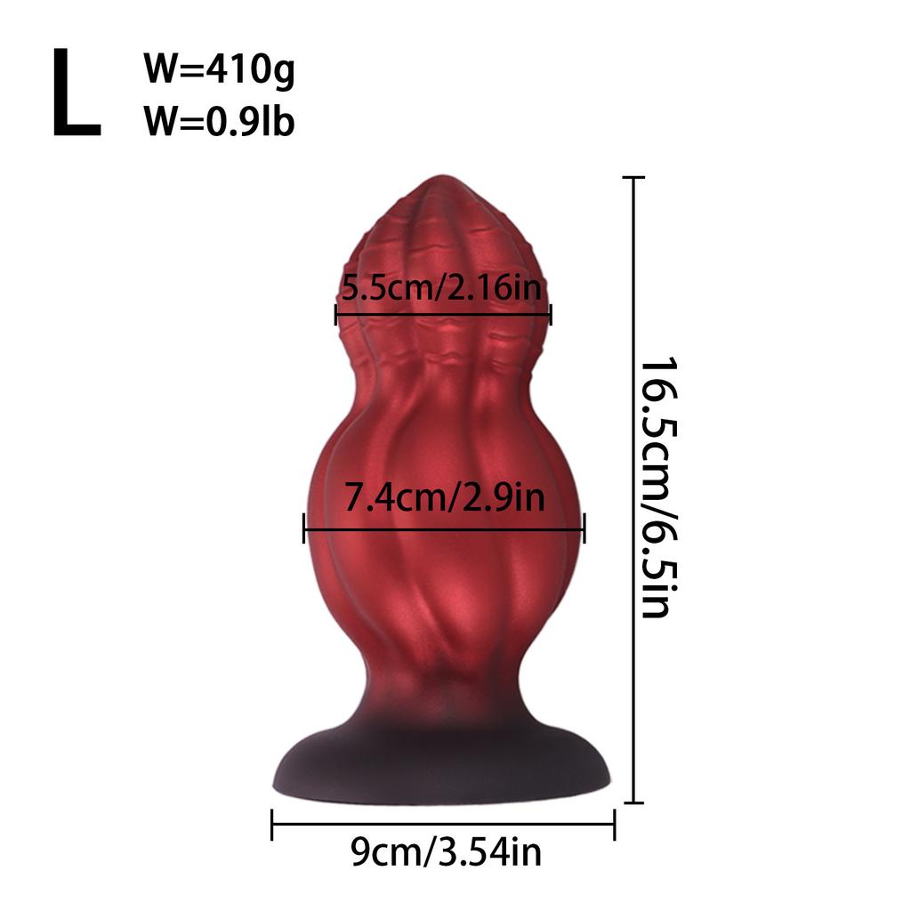 Hot Gourd Butt Plug Penis Men and Women Back Court Stimulation Climax Massager Adult Smsexy Sex Product