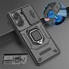 Slide Camera Lens Armor Case For Xiaomi Poco X7 Pro 5G X6 X5 M6 F5 F6 F7 Pro Ultra C65 C75 4G Magnetic Holder Ring Protect Cover