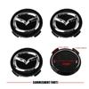 56mm 3D Car Wheel Center Caps Tyre Rim Hub Badge Stickers for Mazda 3 Bk 6 Gh CX-5 CX30 MX-5 2 5 CX-3 GJ GL CX-8 MS RX-8 626 h2