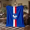 Frankreich Nationalmannschaft Druck Flanell Decke Weich Warm Sofa Bett Überwurfdecke Für Zuhause Büro Schlafzimmer