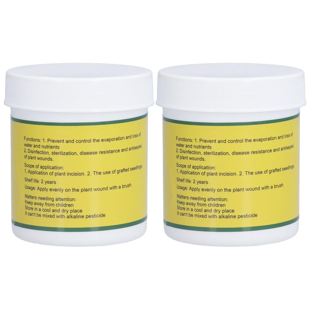 2 Conjuntos 100g Selante de Poda de Feridas de Árvore Selante de Cura de Plantas Selante de Reparo de Feridas Curativo para Feridas de Árvore