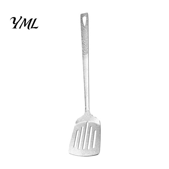 Safe Kitchen Cooking Tool Pure Titanium Frying Spatula/Leak Spatula/Soup Spoon, Non-stick Lightweight Heat Resistant Kitchenware Utensil, Portable