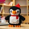 Red Penguin Building Blocks: Educational Toy for Cross-Border Animal Series Puzzles