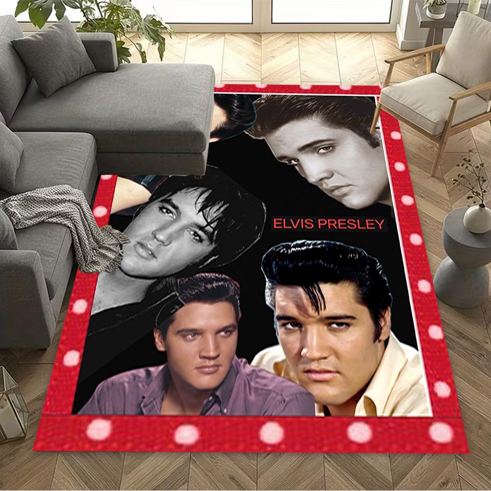Elvis Presley: Rock Roll Floor Mat Suitable for Decorate room Entryway Dining Room Outdoor Anti-slip Rug Office home decor Perfect Gift for Women/Men