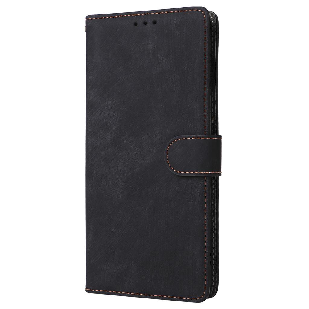 For Motorola Edge 50s Pro 5G/Edge 50 Pro 5G/Edge 50 5G Case RFID Blocking Leather Flip Magnetic Protect Phone Cover with Wrist Strap