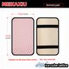 1 New Armrest for Women's Summer Breathable Ice Silk Diamond Lattice Cool Comfort Car Center Control Pad 12.6X7.5 Inches