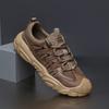Fashion Golden Sapling Size 38-44 Men's Genuine Leather Shoes Outdoor Leisure Breathable Daily Loafers Non-slip Climbing Hiking Sneakers