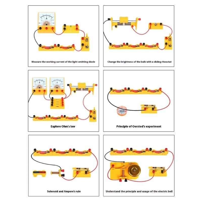 Easy To Use Electrical Circuits Experiment Box With Step By Step Guides For Science Education Teaching Demonstrations