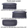 For Mercedes Benz Smart Fortwo 451 Accessories Forfour 453 Stowing Tidying Trunk Cover Curtain Aluminum Alloy Canvas