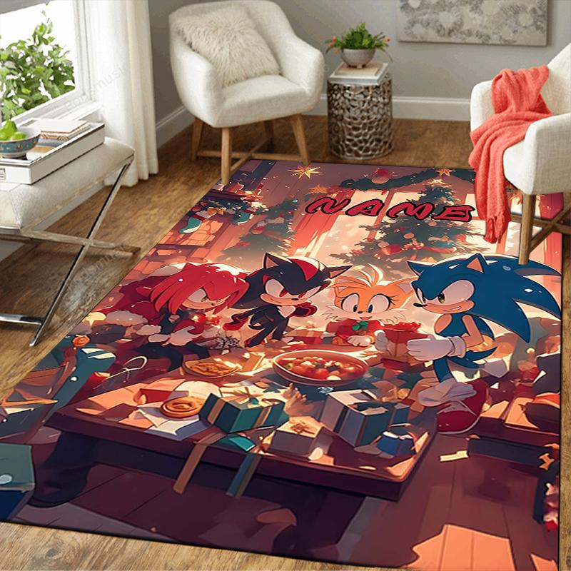 Custom 1Pc Sonic Adventure Team Sonic Rug Office Carpet Indoor Outdoor Entrance Doormat Nonslip Soft And Comfortable Living Room D2915335