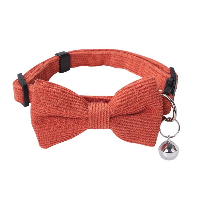 Pet Safety Bowknot Collar with Bell and Anti-Choke Buckle for Cats and Puppies